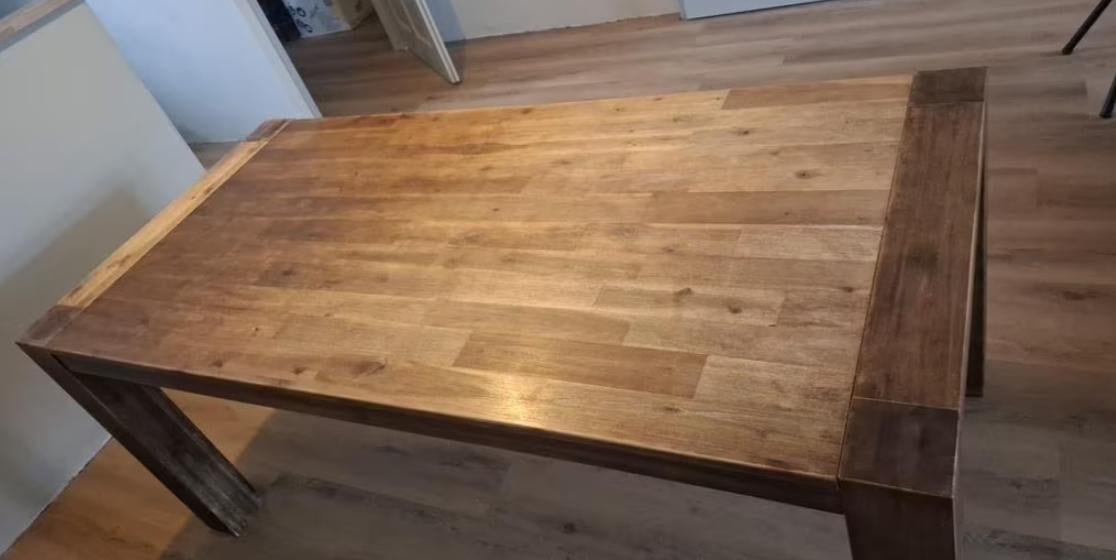 Houten eettafel - 190x90 cm