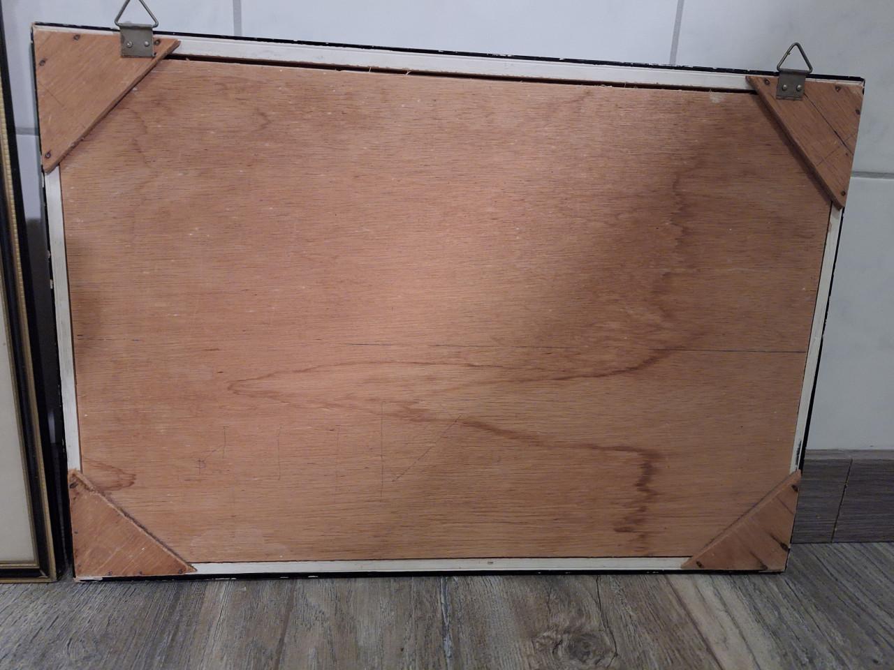 Tegeltjes ingelijst.  Retro item