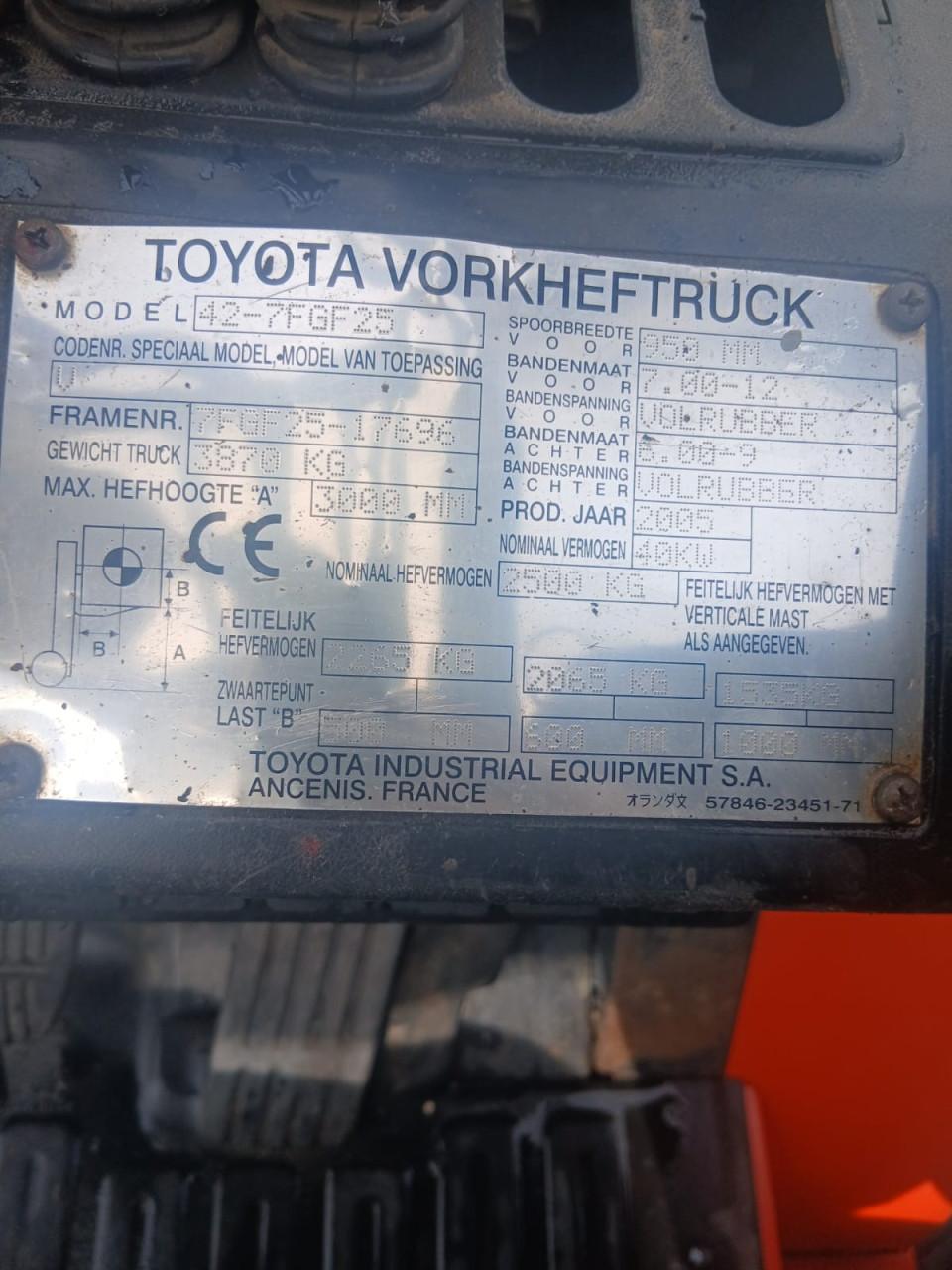 Toyota 42-7fgf25