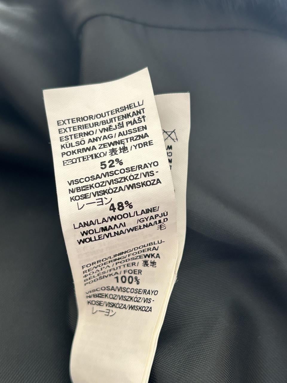 Zwarte Zara W blazer met nepbontrandje- Maat 44