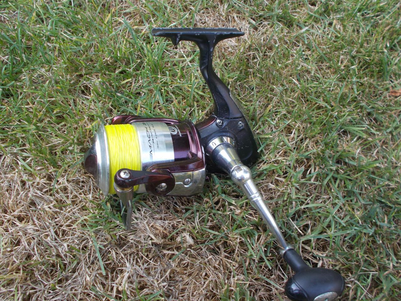 Top spinset "Silstar Powertip 100 Traverse X ,"+ Shakespeare MACH 3XT molen