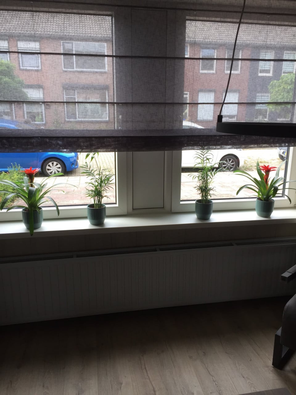 Twee vouwgordijnen op maat - breedte 260 cm hoogte 192,5