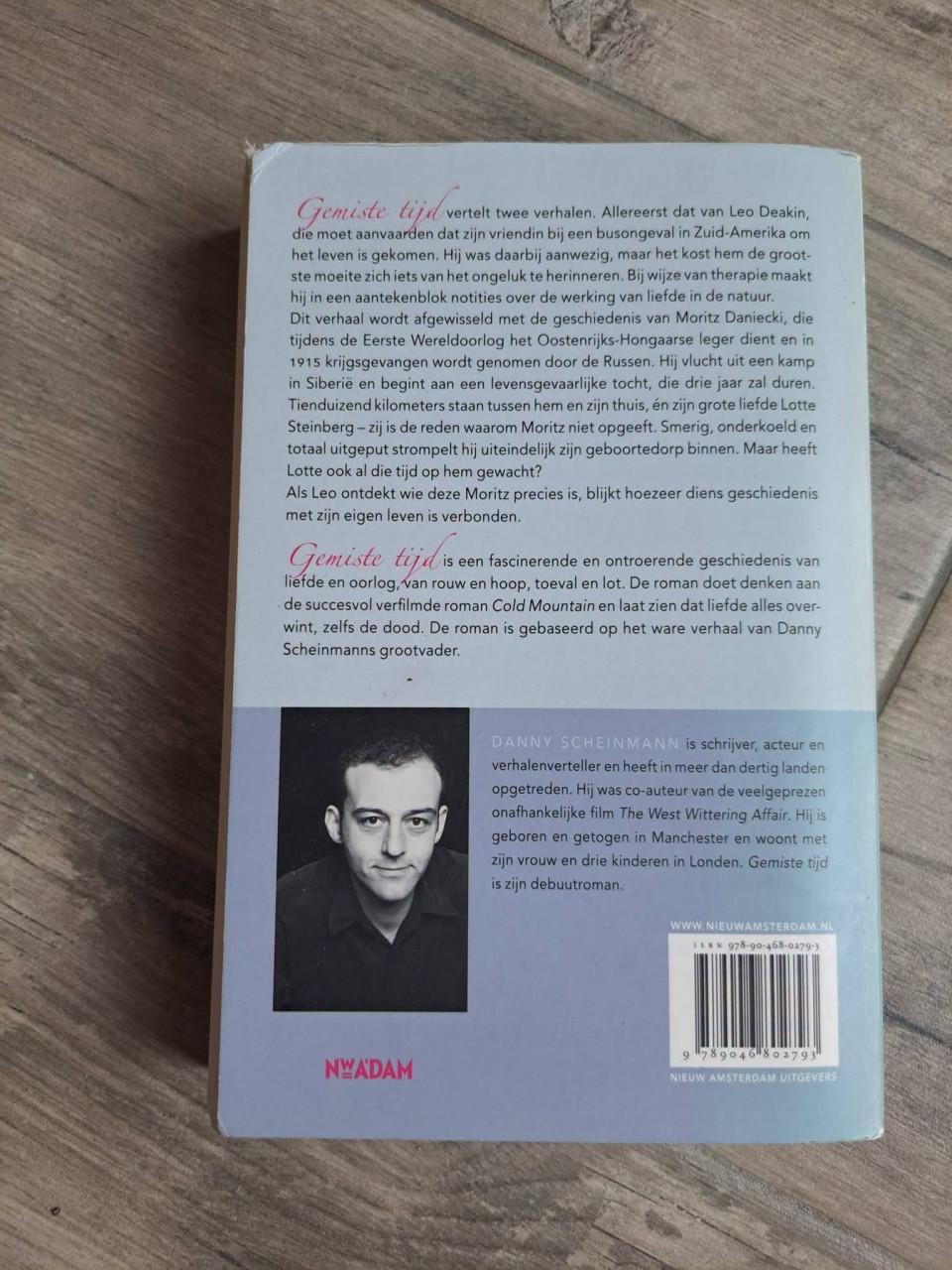 Roman Gemiste tijd van Danny Scheinman