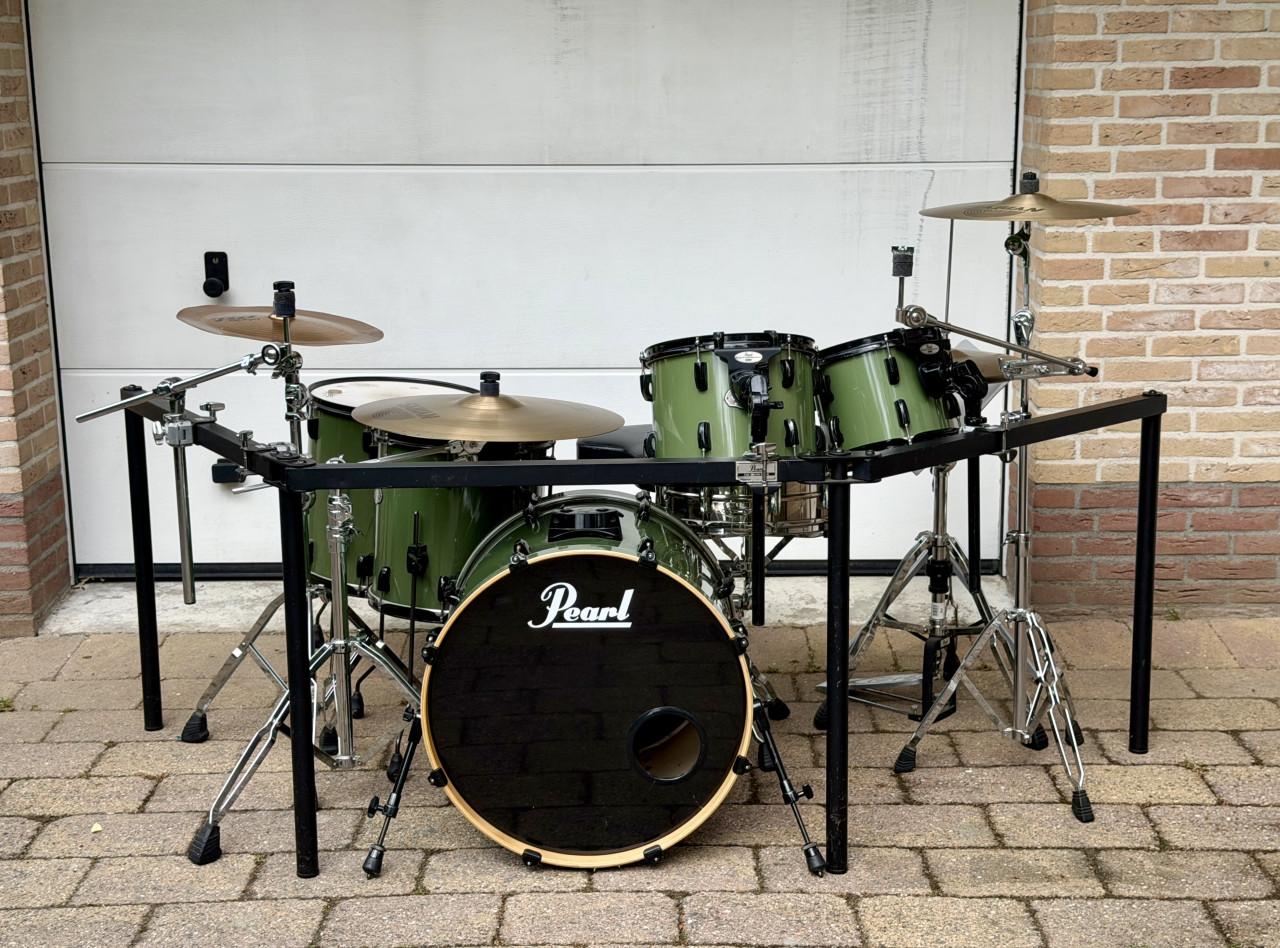 Pearl Vision drumstel - Zeer compleet