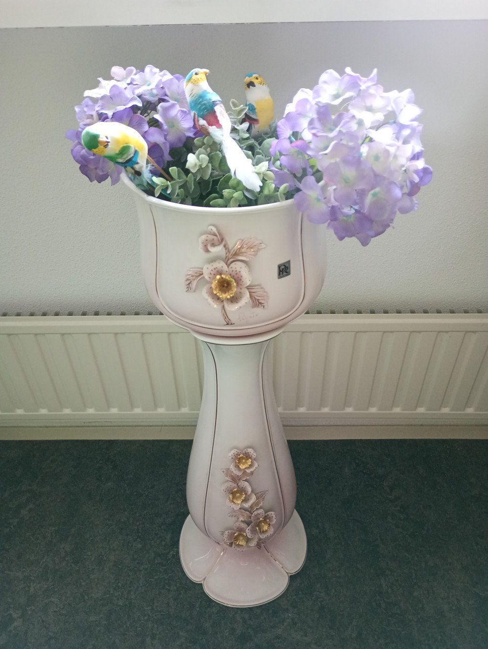 Decoratie planten zuil