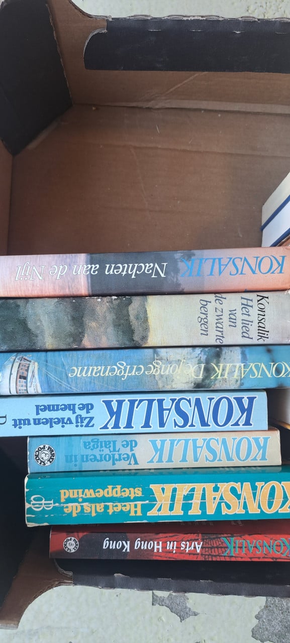 Verzameling Konzalik boeken