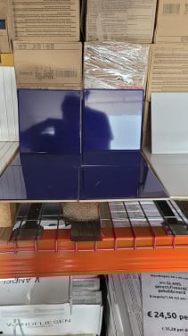 3035-47 Wandtegels 20x20 cm, diepblauw, per m² van € 39,95 voor