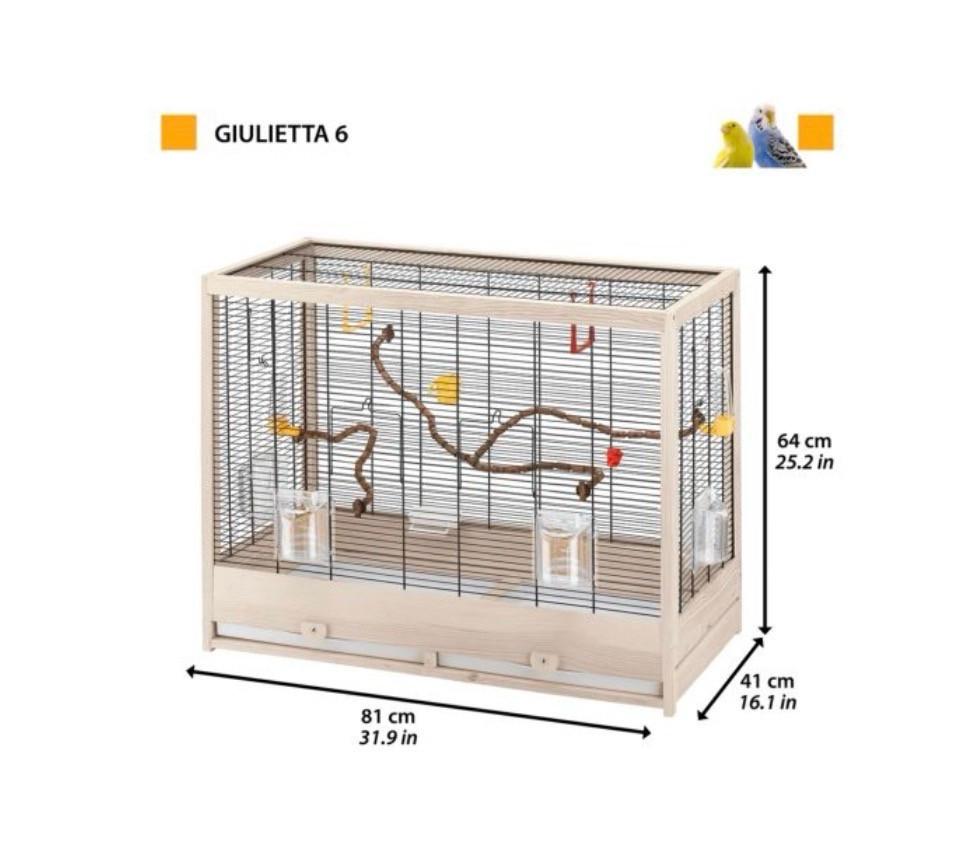Ferplast houten vogelkooi