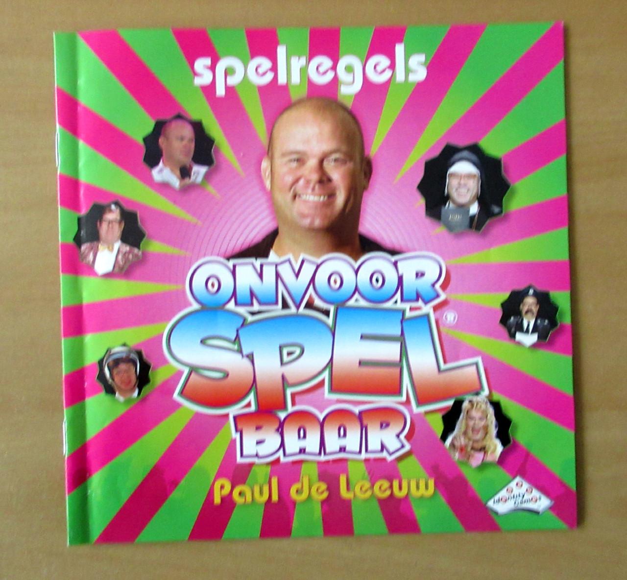 Een geweldig gezelschapsspel ONVOORSPELBAAR van Paul de Leeuw