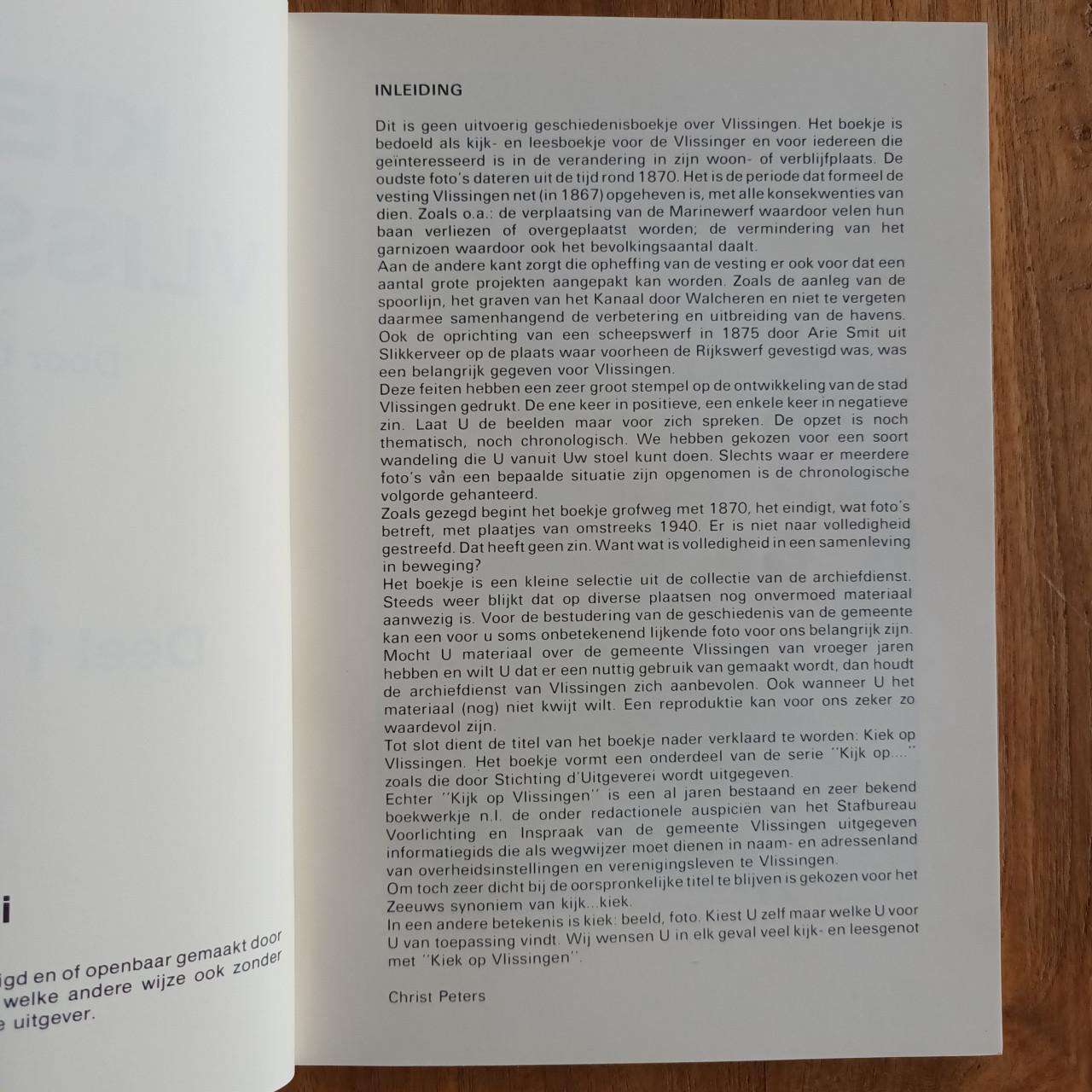 Kiek op Vlissingen Deel 1