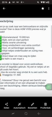 Agm bromscooter 4 takt