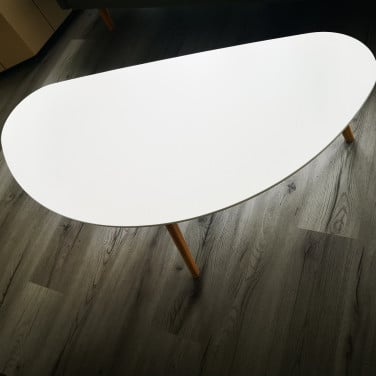 Wit ovale eettafel (Jysk)