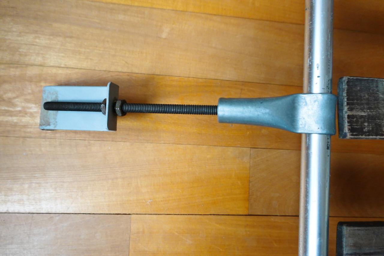 Vintage houten en aluminium koffer imperiaal