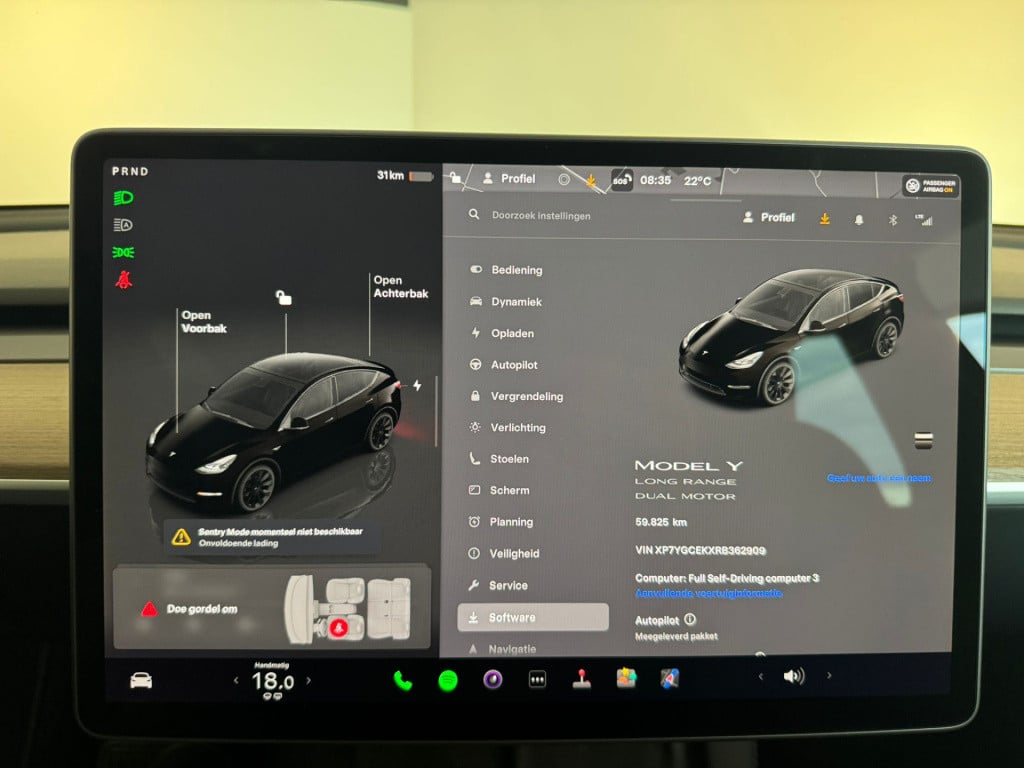 Tesla Model Y long range awd 75 kwh