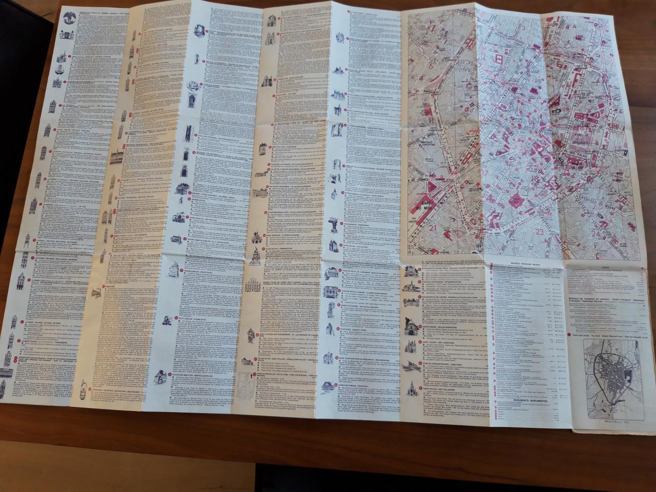 Stadsplattegrond Brussel De Rouck.