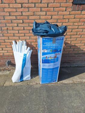 Intex zwembad 366x84 incl afdekhoes