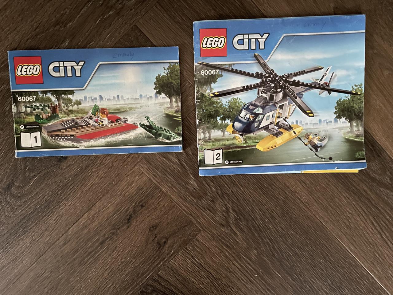 Lego pakket City: 60128 + 3177 + 60239 + 60138+ 60206+60067