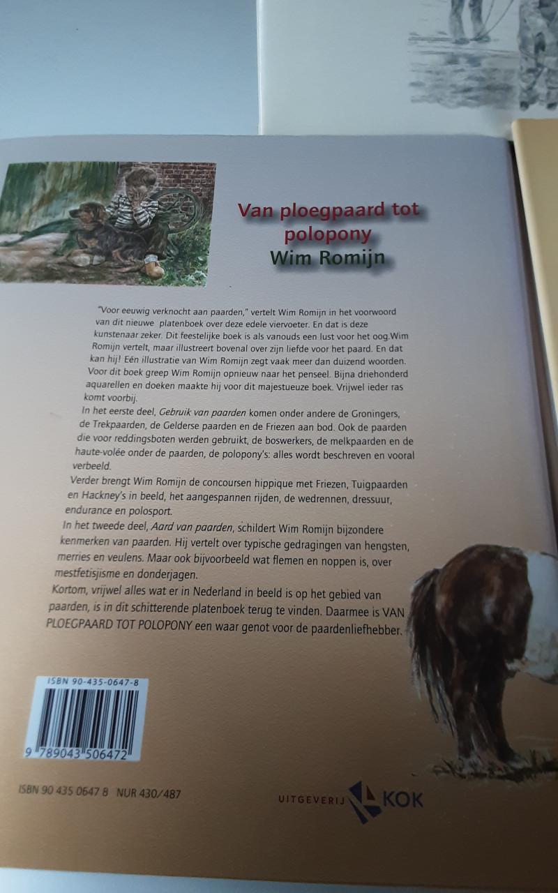 Paardenboeken van Wim Romijn