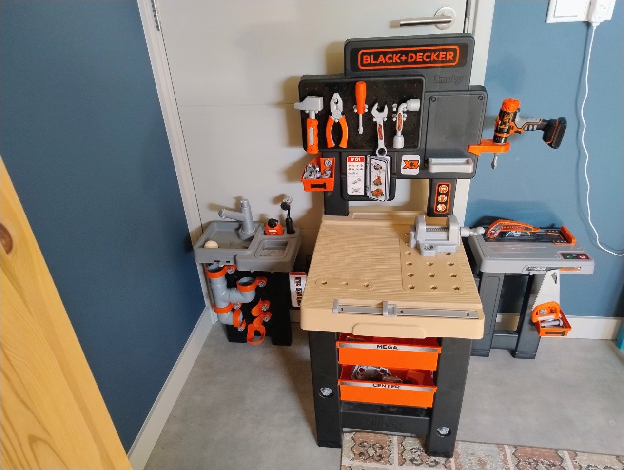 Smoby Black & Decker Mega Center - Speelgoedwerkbank