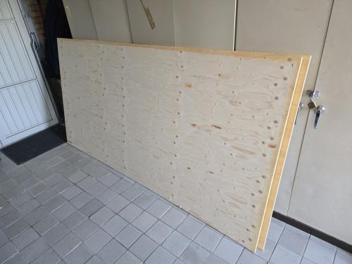 TE KOOP : 2 X MULTIPLEX PLAAT 2440x1220x18mm