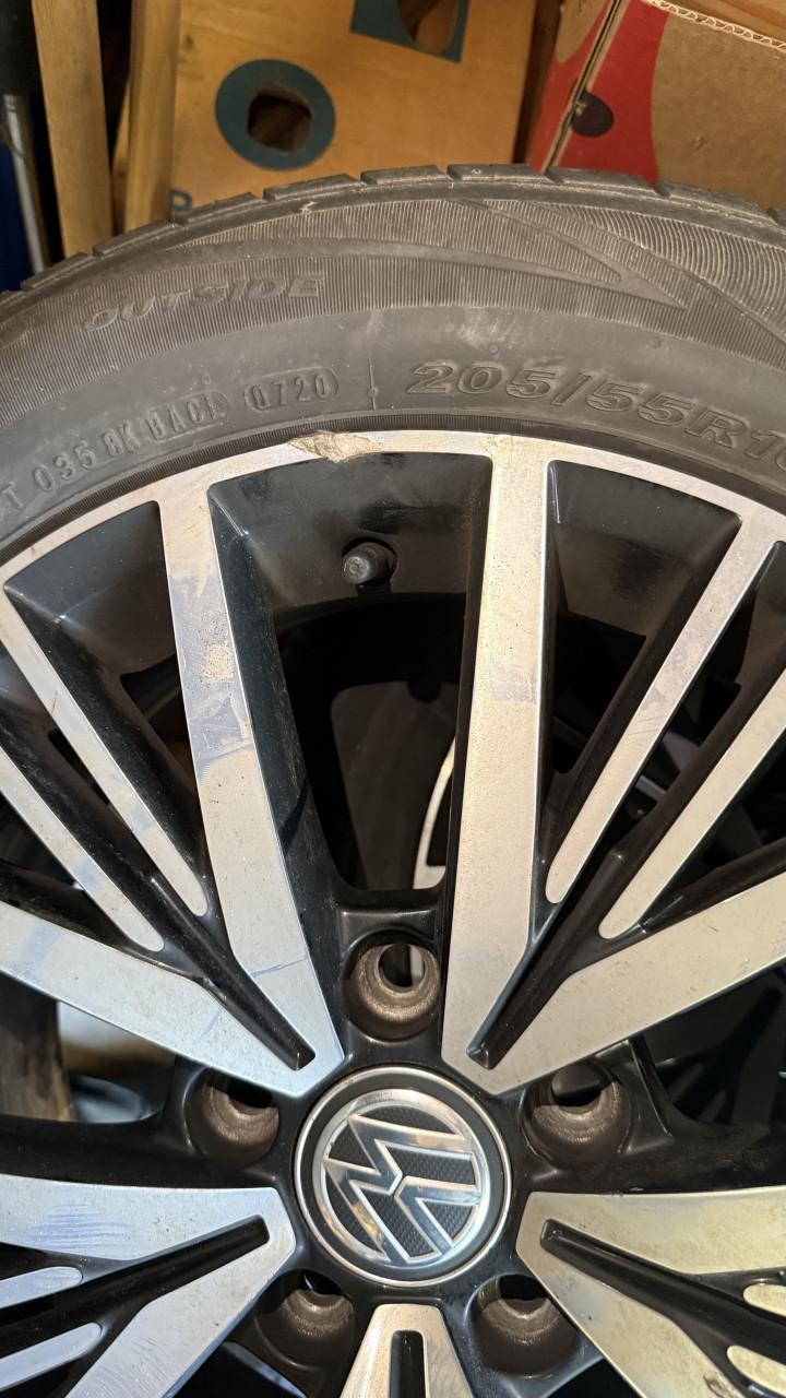 Auto banden + velgen volkswagen golf 1.7