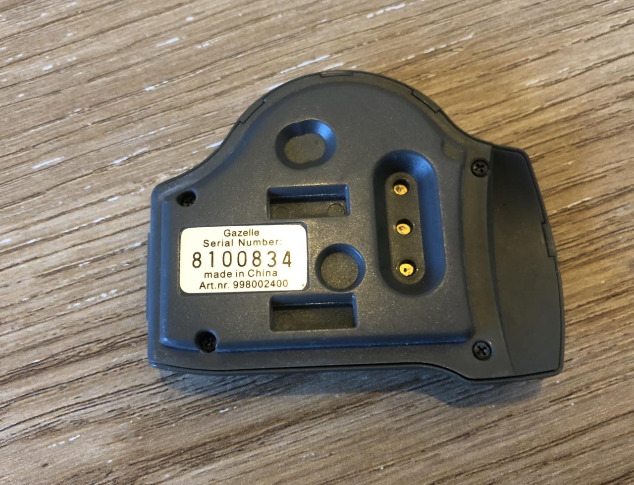 Display voor Gazelle fiets