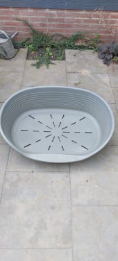 Kunststof hondenmand met matras