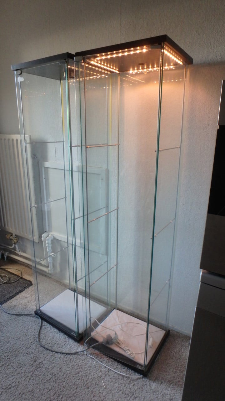Vitrine kastjes