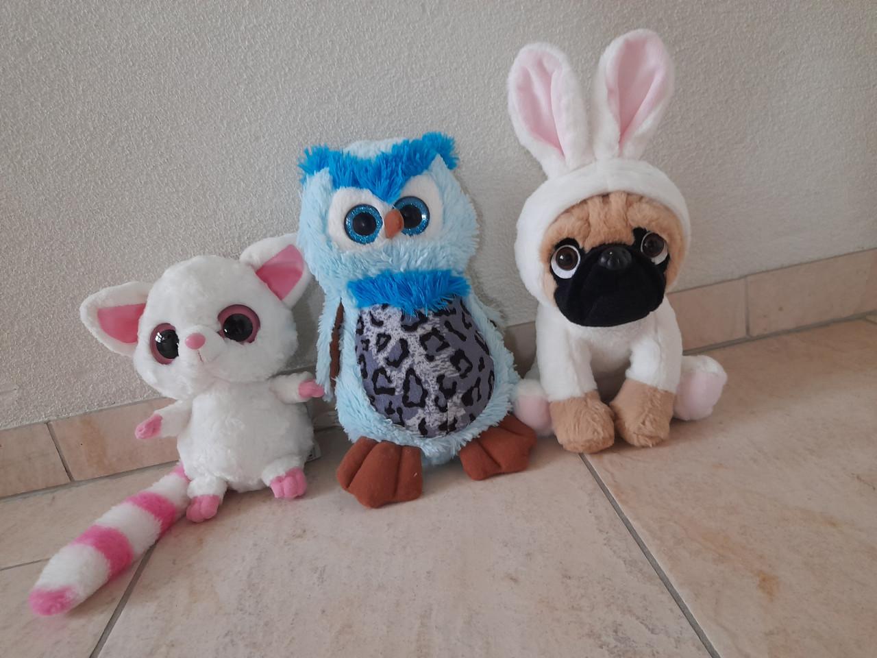 Ty knuffels  20/25 cm ( z.g.a.n.)  €3,50 per stuk