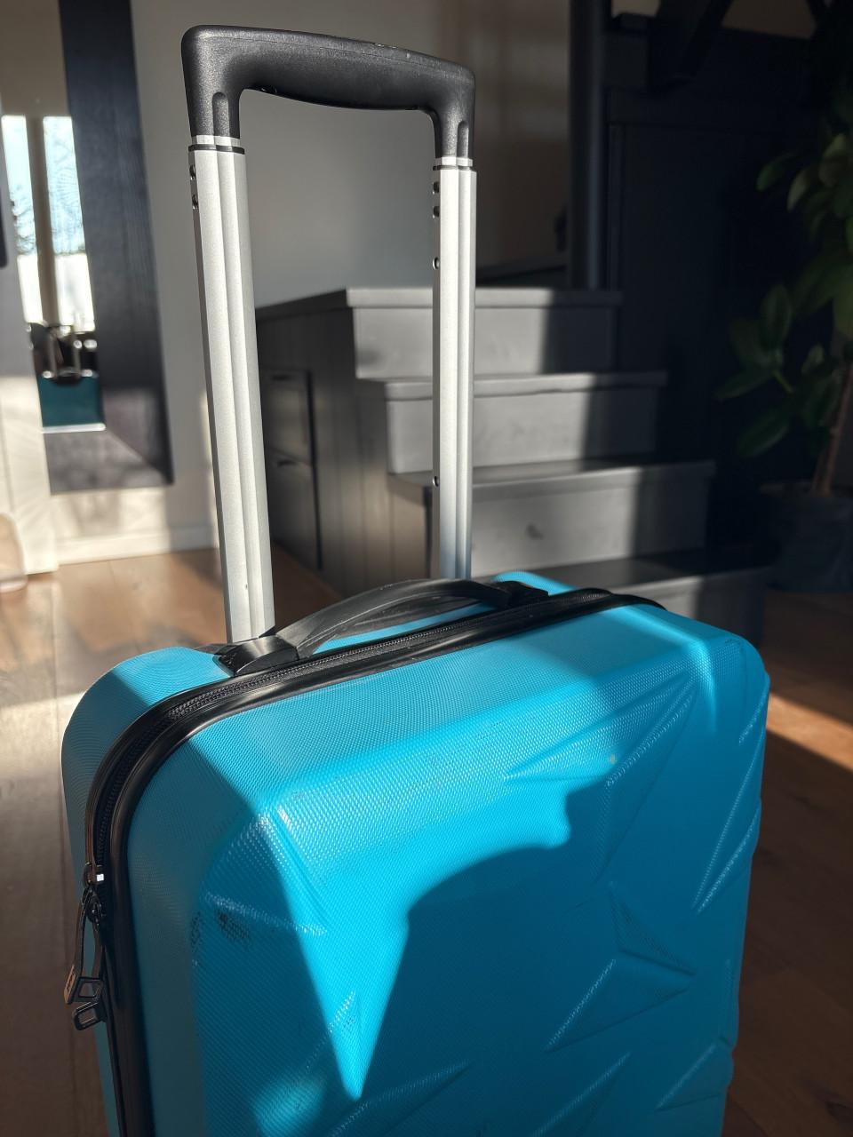 Handbagege koffer - prima staat handvat ‘defect’