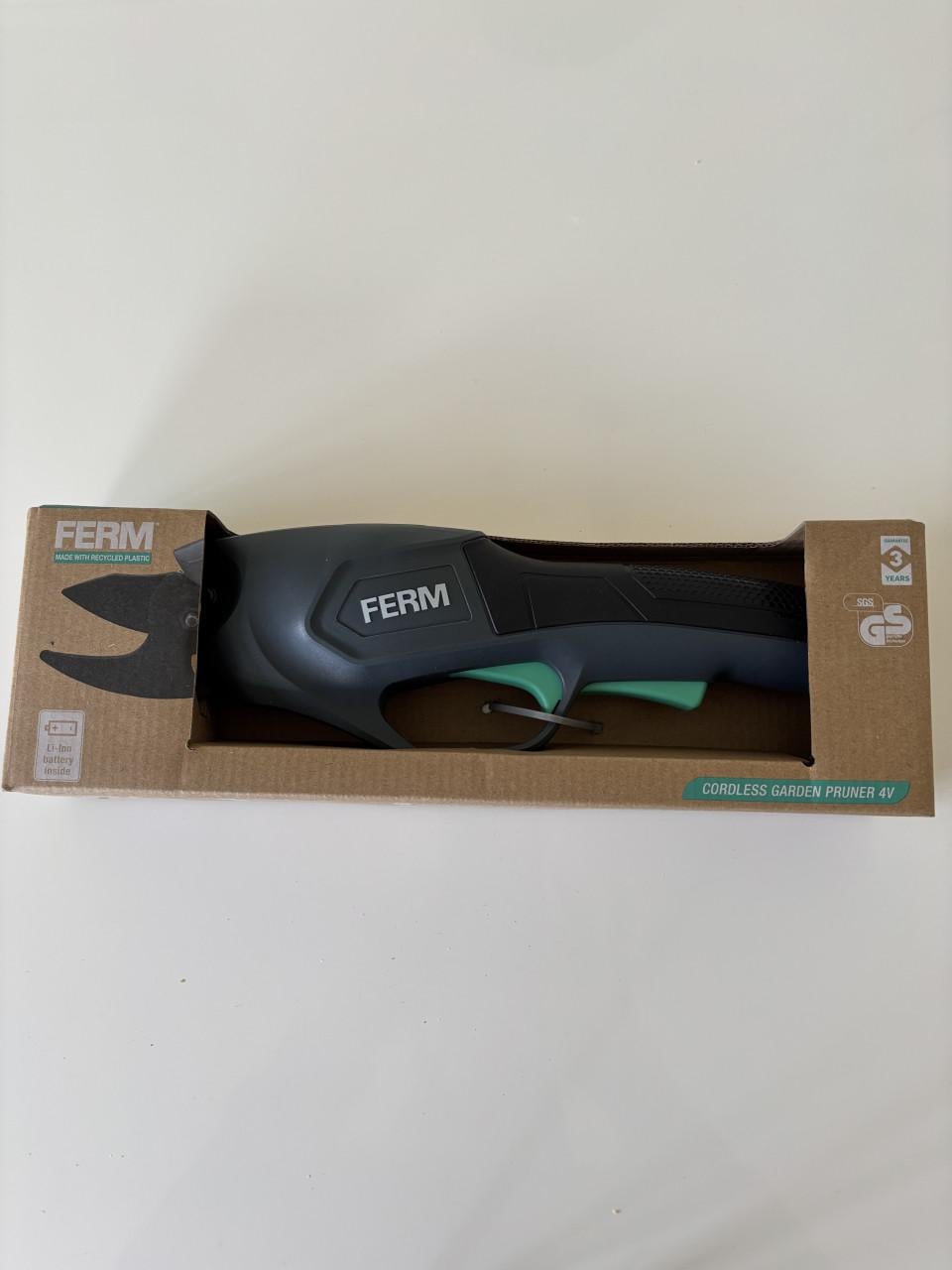 Ferm draadloze takkenschaar 4 volt