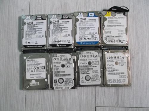 Te koop 8x laptop schijven