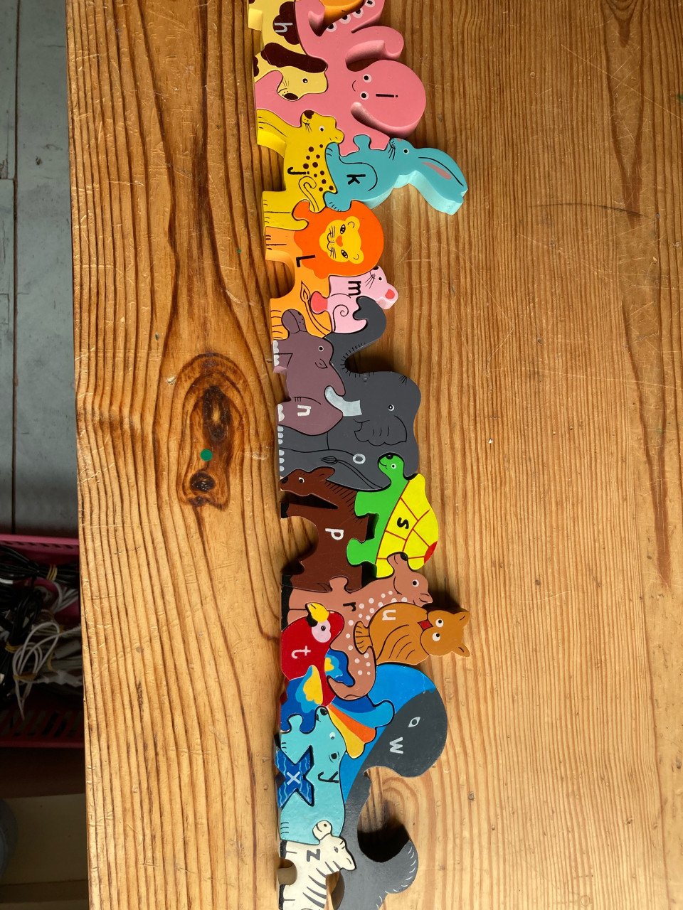 Houten kinderpuzzel