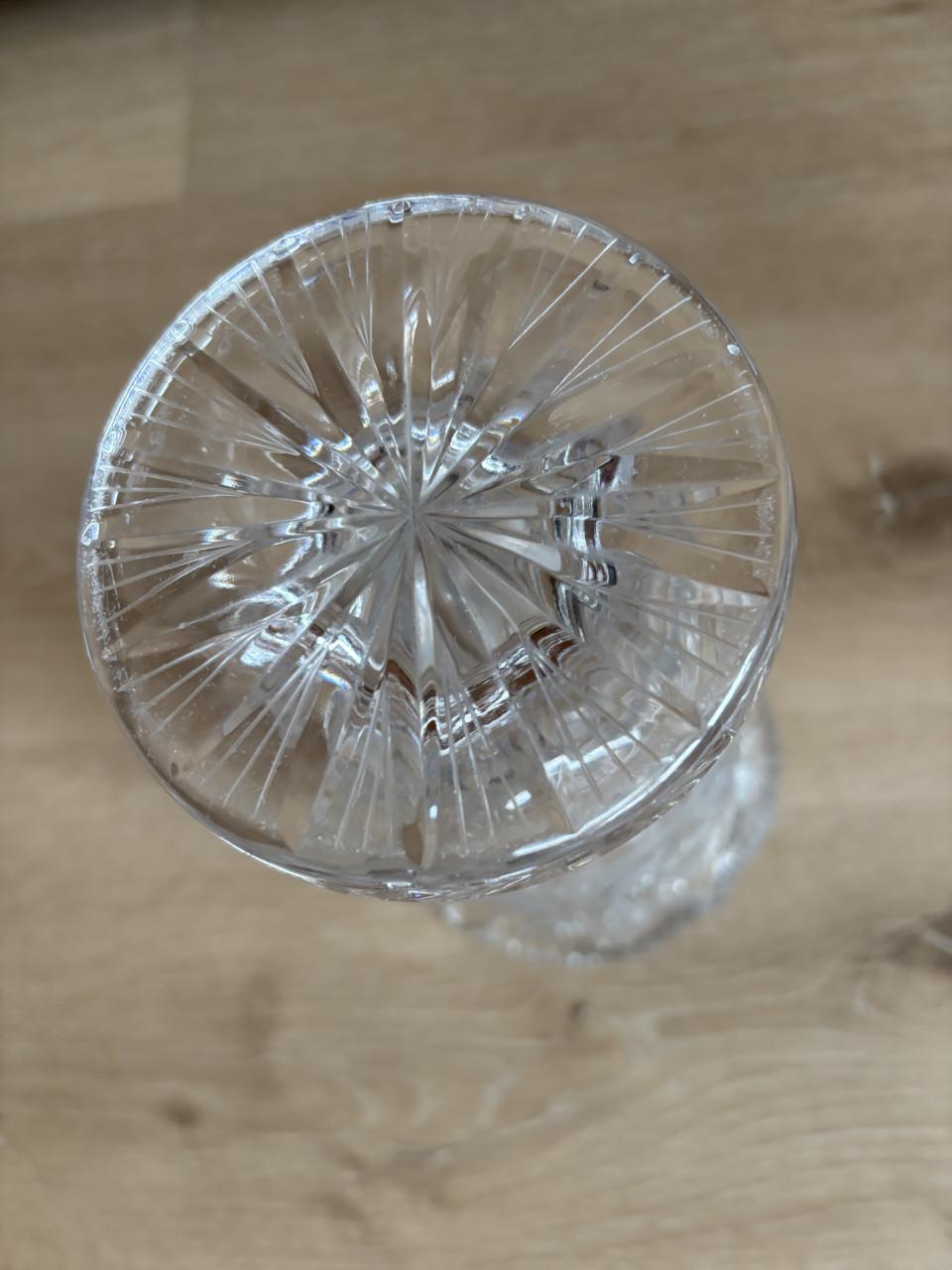 2 PRACHTIGE ZWAAR KRISTALLEN VAZEN