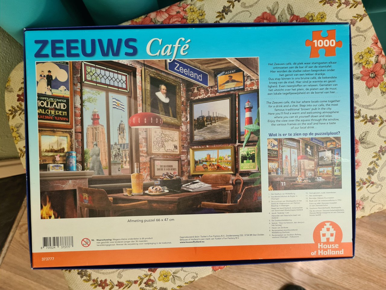 Puzzle 'zeeuws cafe' 1000 stukjes
