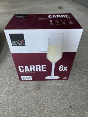 Champagne glazen 10 dozen