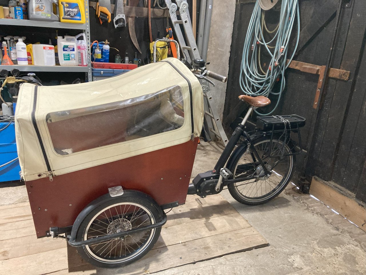 Te koop goede bakfiets met ondersteuning