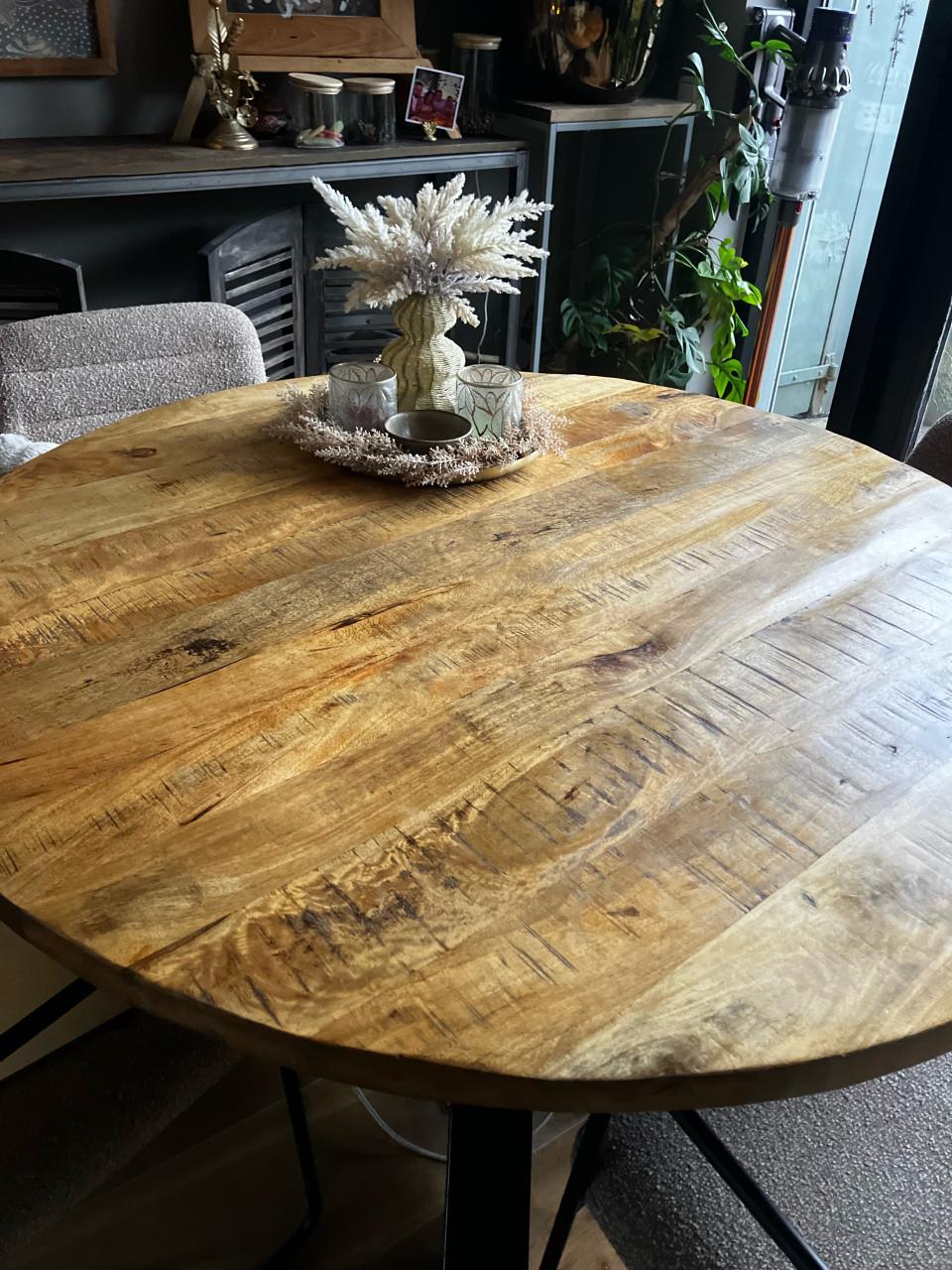 Eettafel mango hout