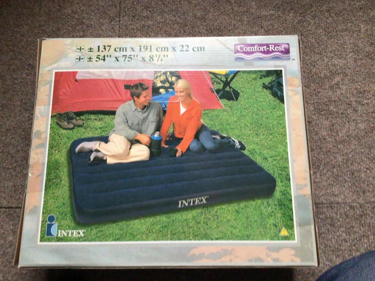 Luchtbed INEX zgan in doos 137*191*22cm