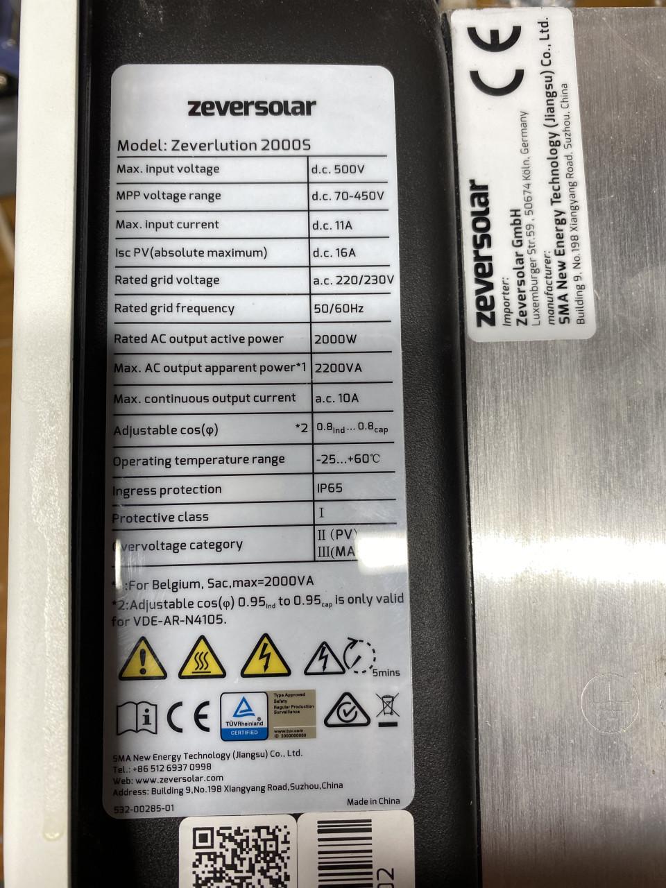 Omvormer voor zonnepanelen