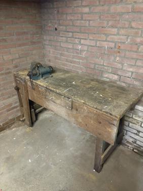Authentieke werkbank