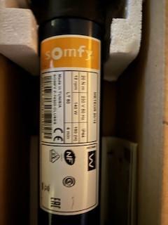 Somfy buismotor voor rolluik, knikarmscherm of screens