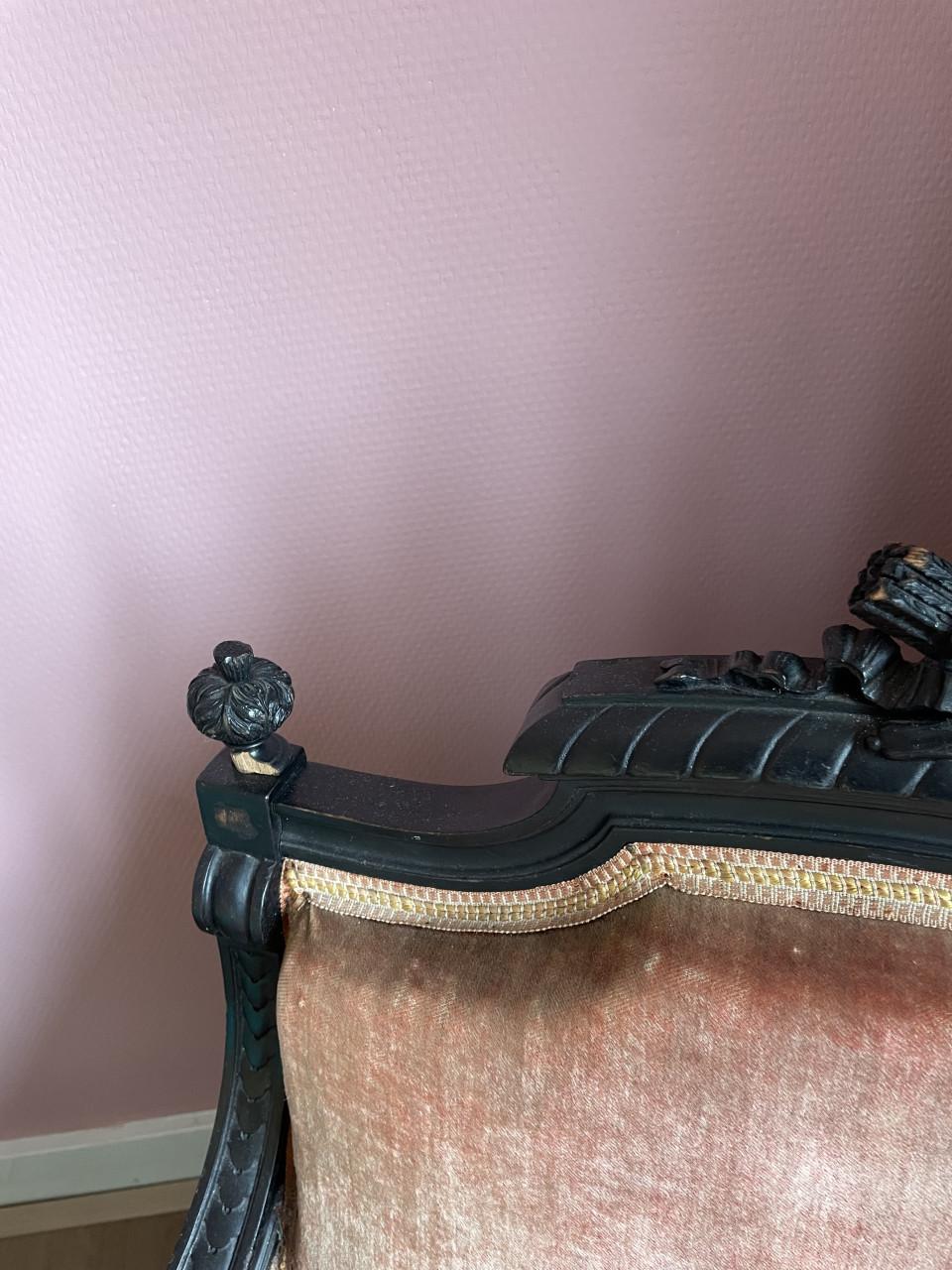 Kleine klassieke fauteuil opknapper