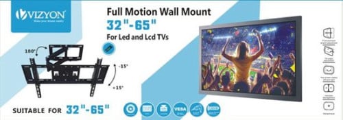 Vizyon 32-65 INCH Universele TV muurbeugel draaibaar