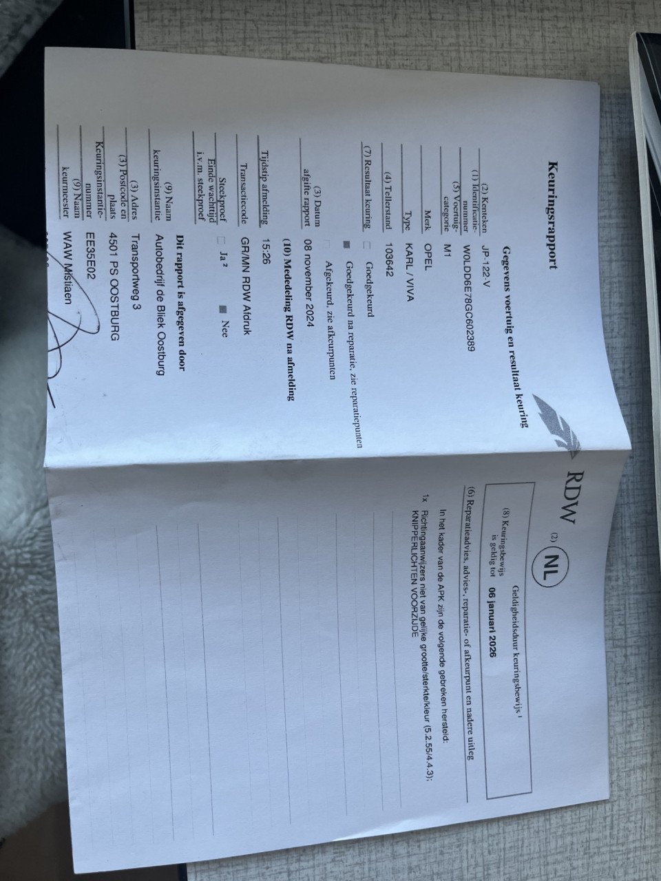 Opel Karl 2016 1.0 ecoFLEX Blauw