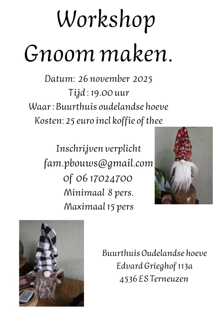 Workshop Gnoom maken