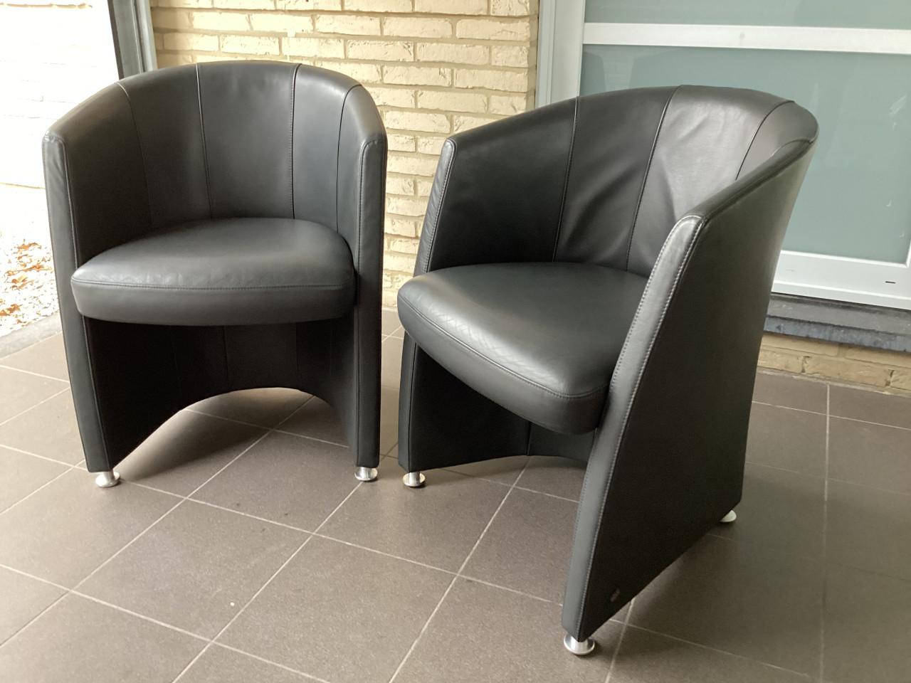 Rolf Benz stoelfauteuils(4 stuks)RB7300(topstaat