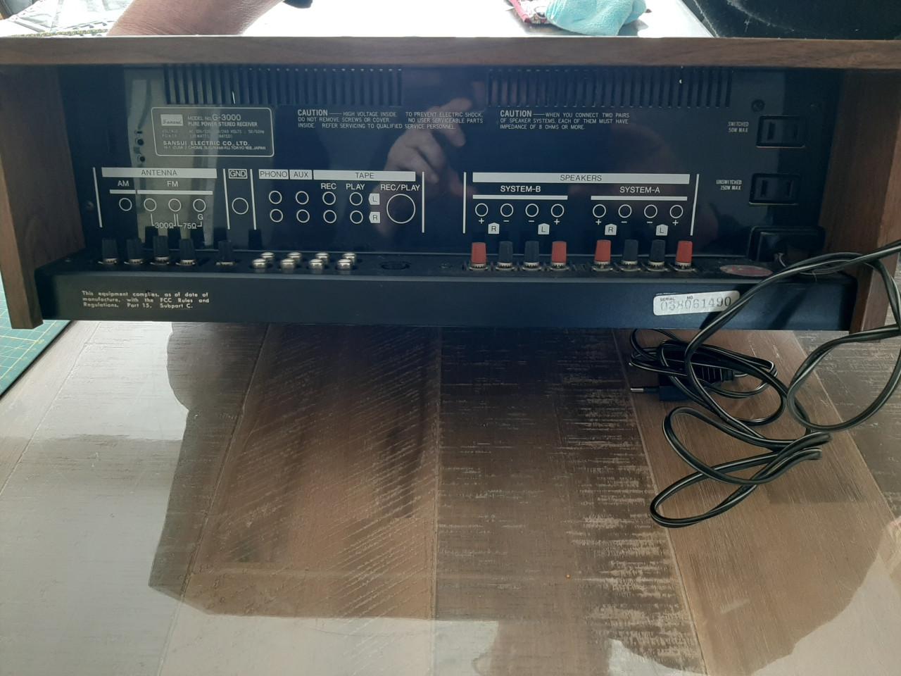 SANSUI G 3000 VERSTERKER/RECEIVER