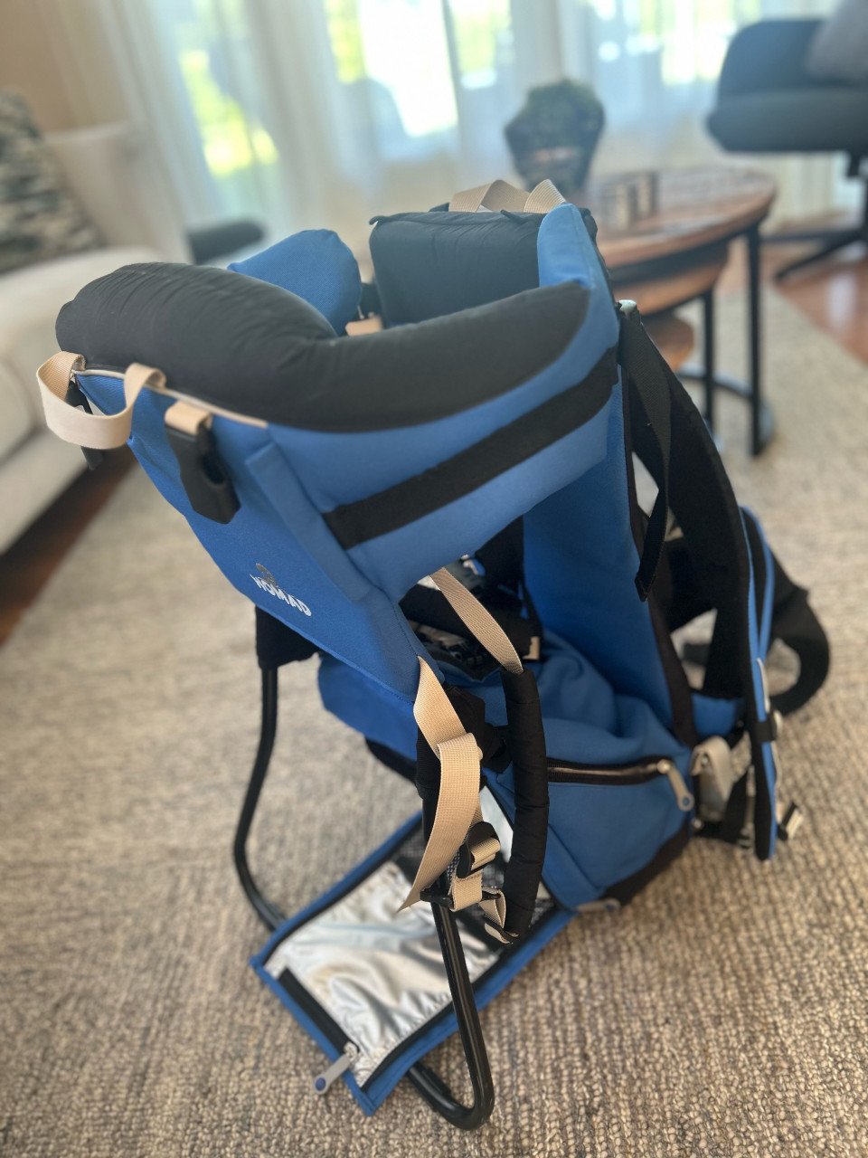 Nomad kinderdrager rugdrager met frame – blauw