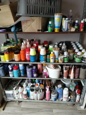 Acryl verf en acrylgiettechniek hobby artikelen